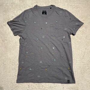 prAna Auxi Crew T-Shirt - Slim, Camp Fire, Men’s Medium